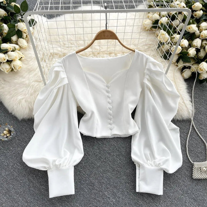 Levoire | Chemise douce française pour femmes Blanc Une taille