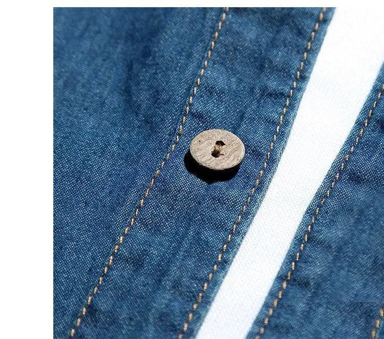 Levoire | En chemise en denim à manches longues