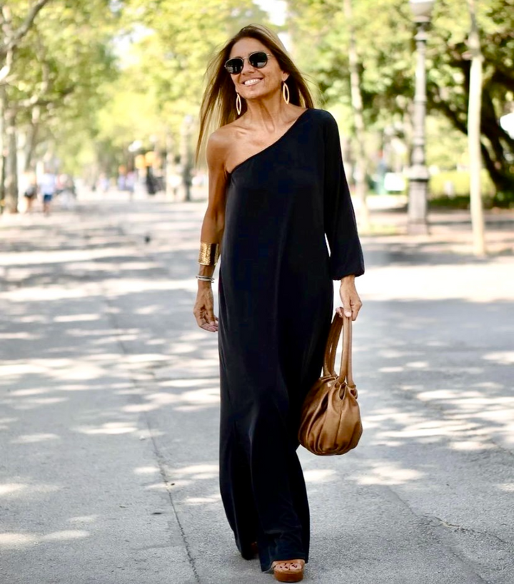 Levoire | Robe Longe D'Été Noir