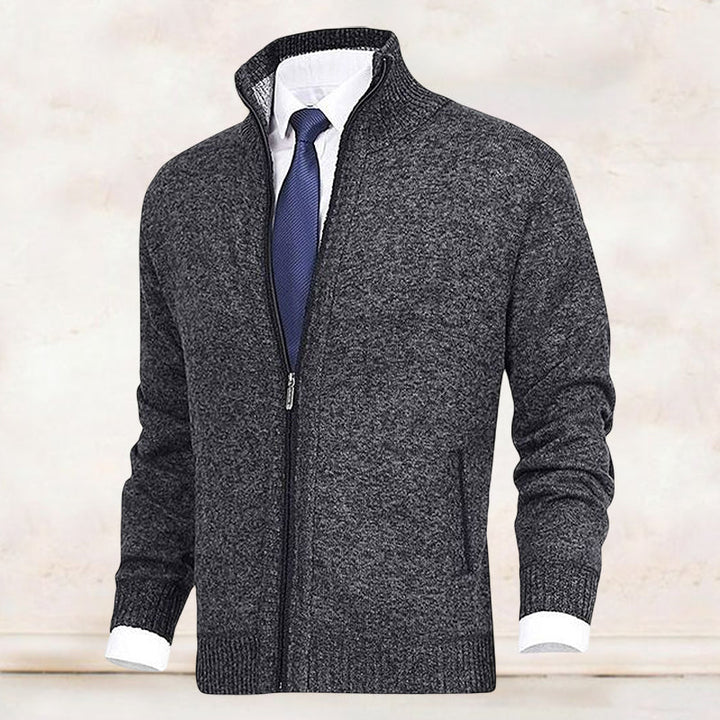 Levoire | Gilet avec col montant Gris foncé