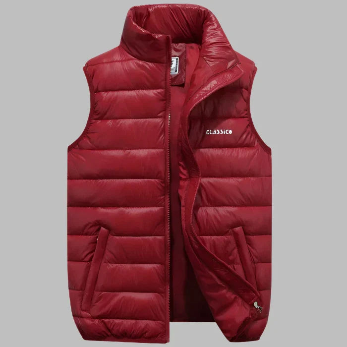 Levoire | Gilet Pour Hommes Ultraléger Matelassé Rot