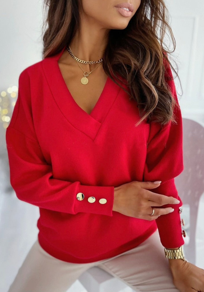 Levoire | Pull Roul Femmes Au Design Classique Rot