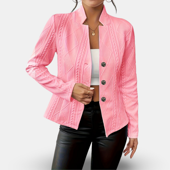 Levoire | Veste Cintrée Élégante Et Polyvalente Rosa
