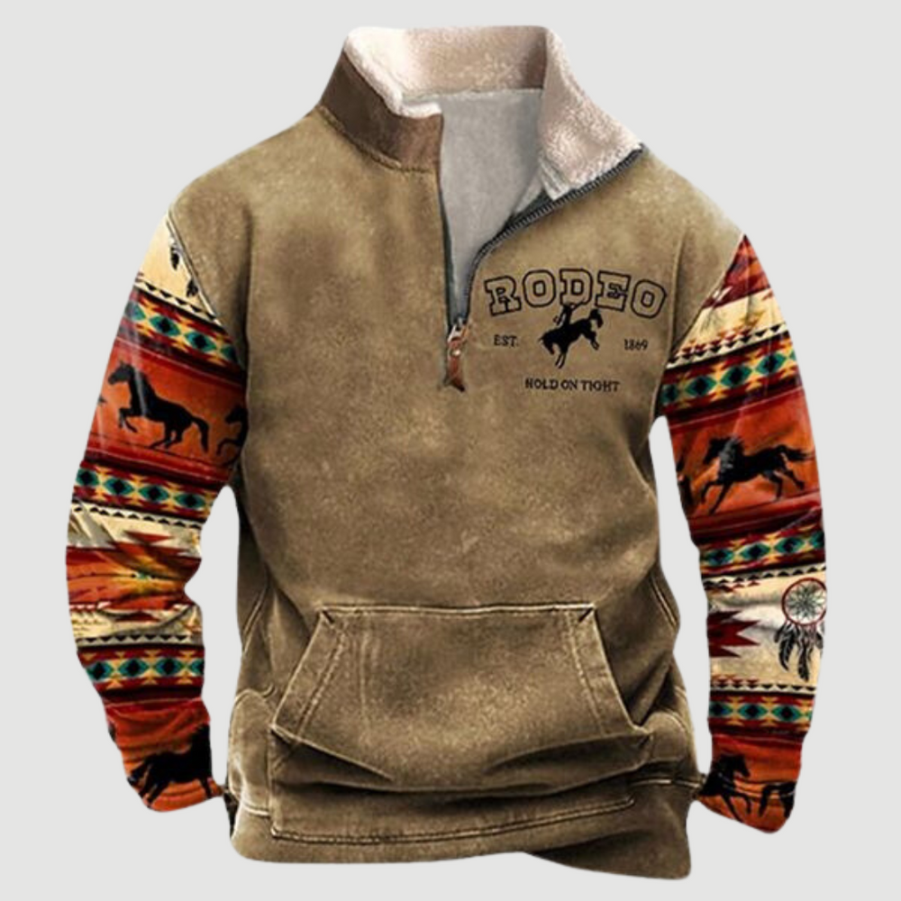 Levoire | Pull Homme Douillet Rodéo Khaki