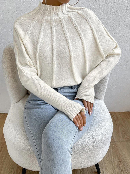 Levoire | Pull En Tricot Chaud Avec Col Montant