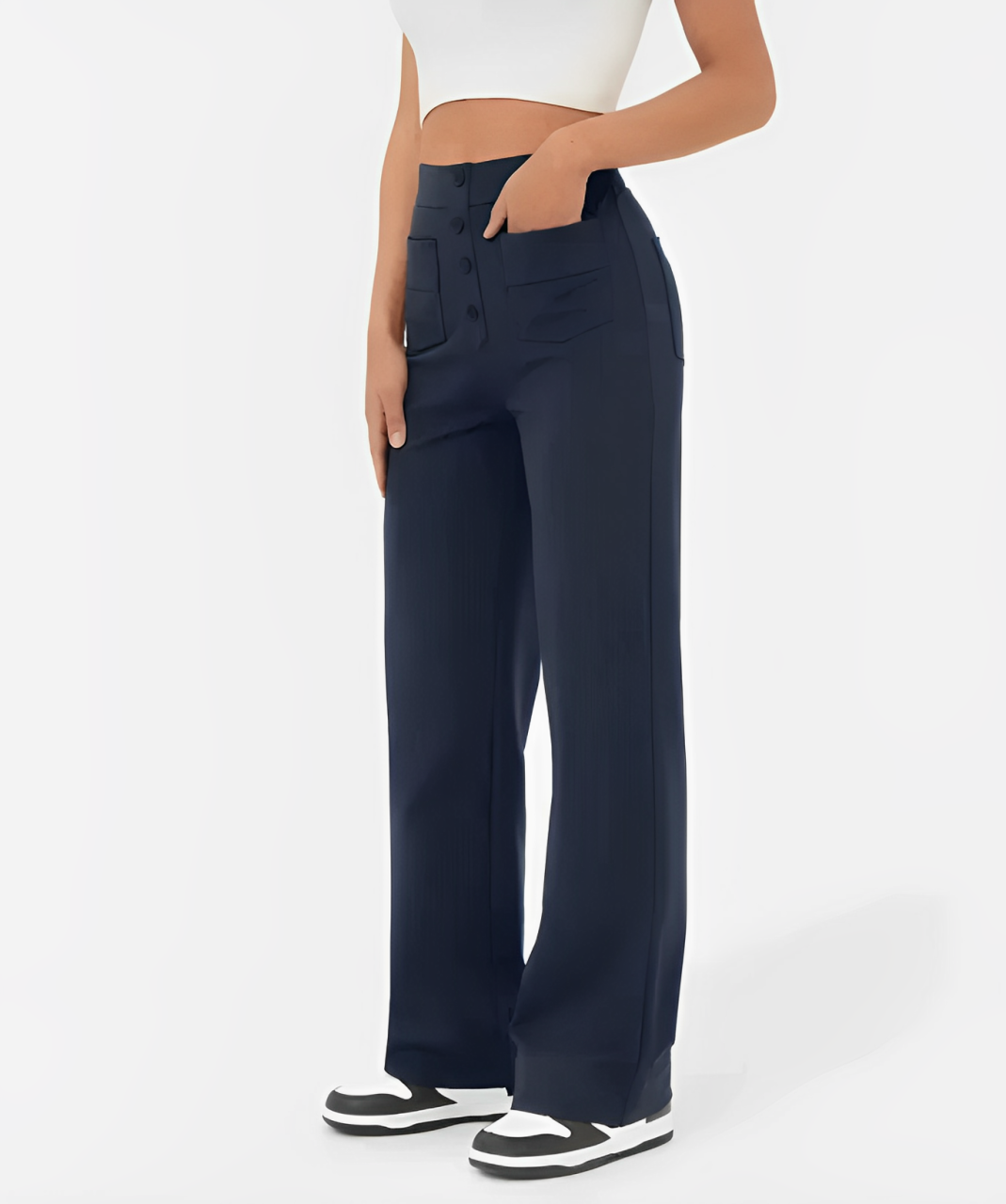 Levoire | Pantalons de loisirs taille haute Merensininen