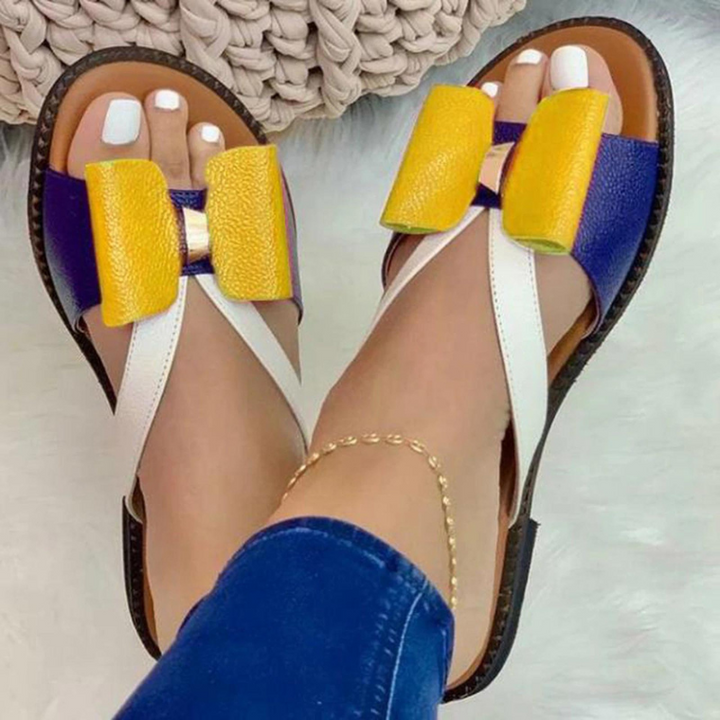 Levoire | Sandales Papillon Pour Femmes Jaune