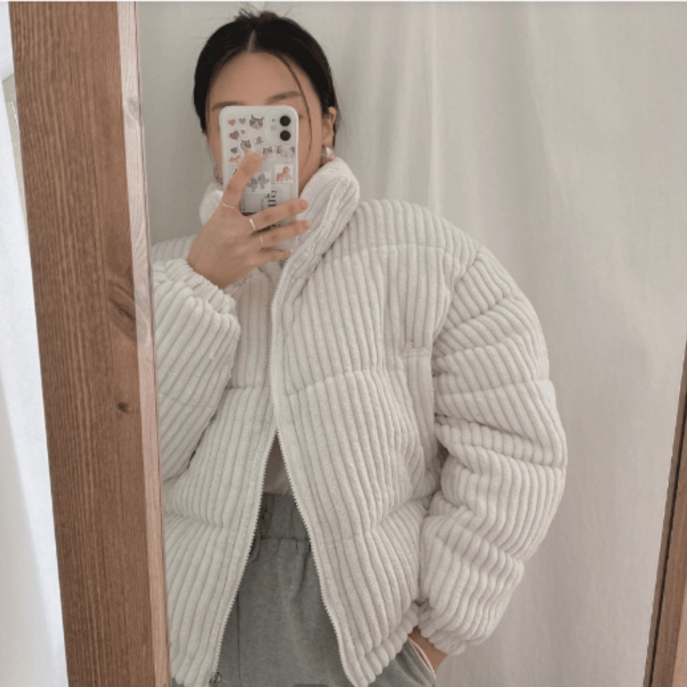 Levoire | Veste Matelassée À Motif En Rib
