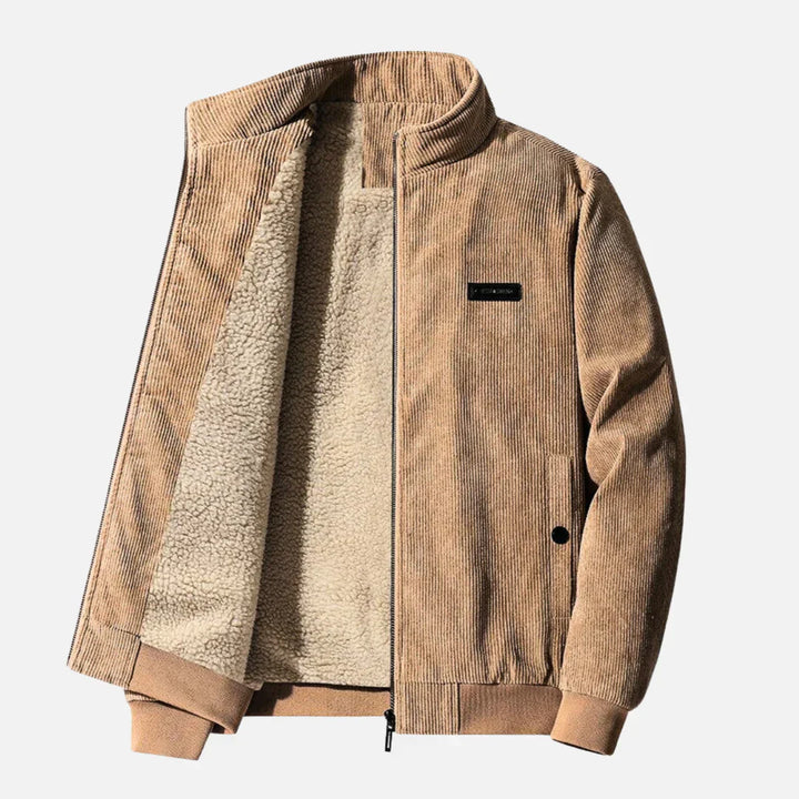 Levoire | Veste Cordura Avec Doublure Sherpa Beige