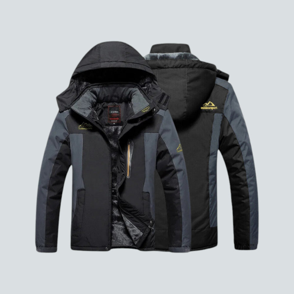 Levoire | Veste Imperméable Matelassée Pour Hommes Noir