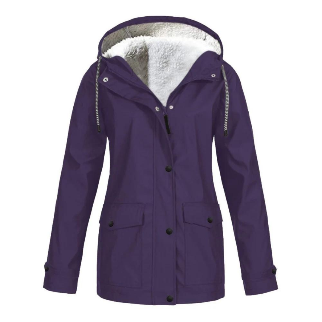 Levoire | Manteau De Pluie Long Coupe-Vent Et Imperméable Lilas