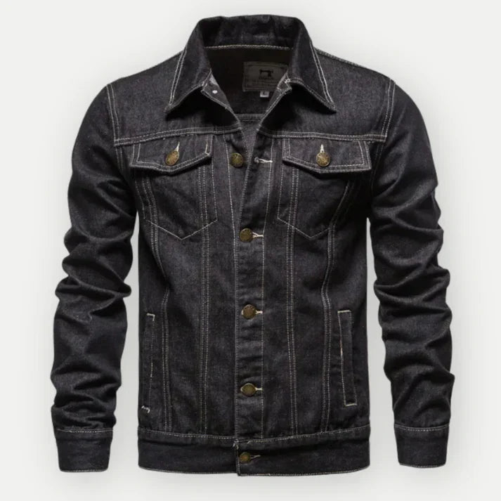 Levoire | Veste En Jean Stylée Noir