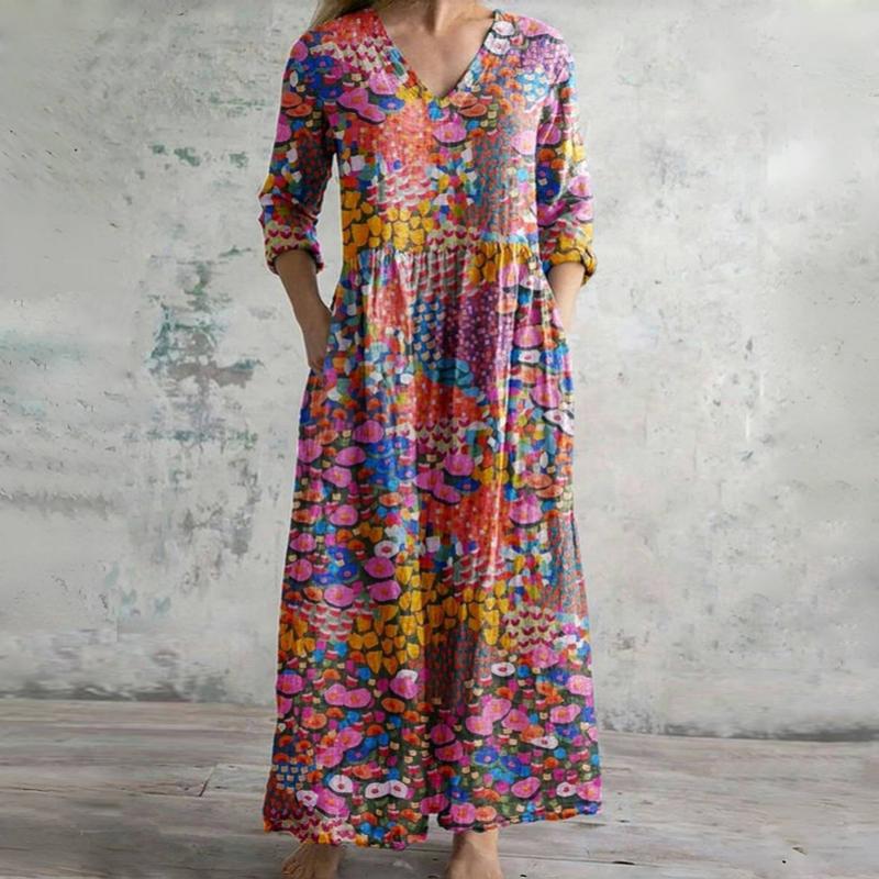 Levoire | Robe Colorée Vintage Multicolore