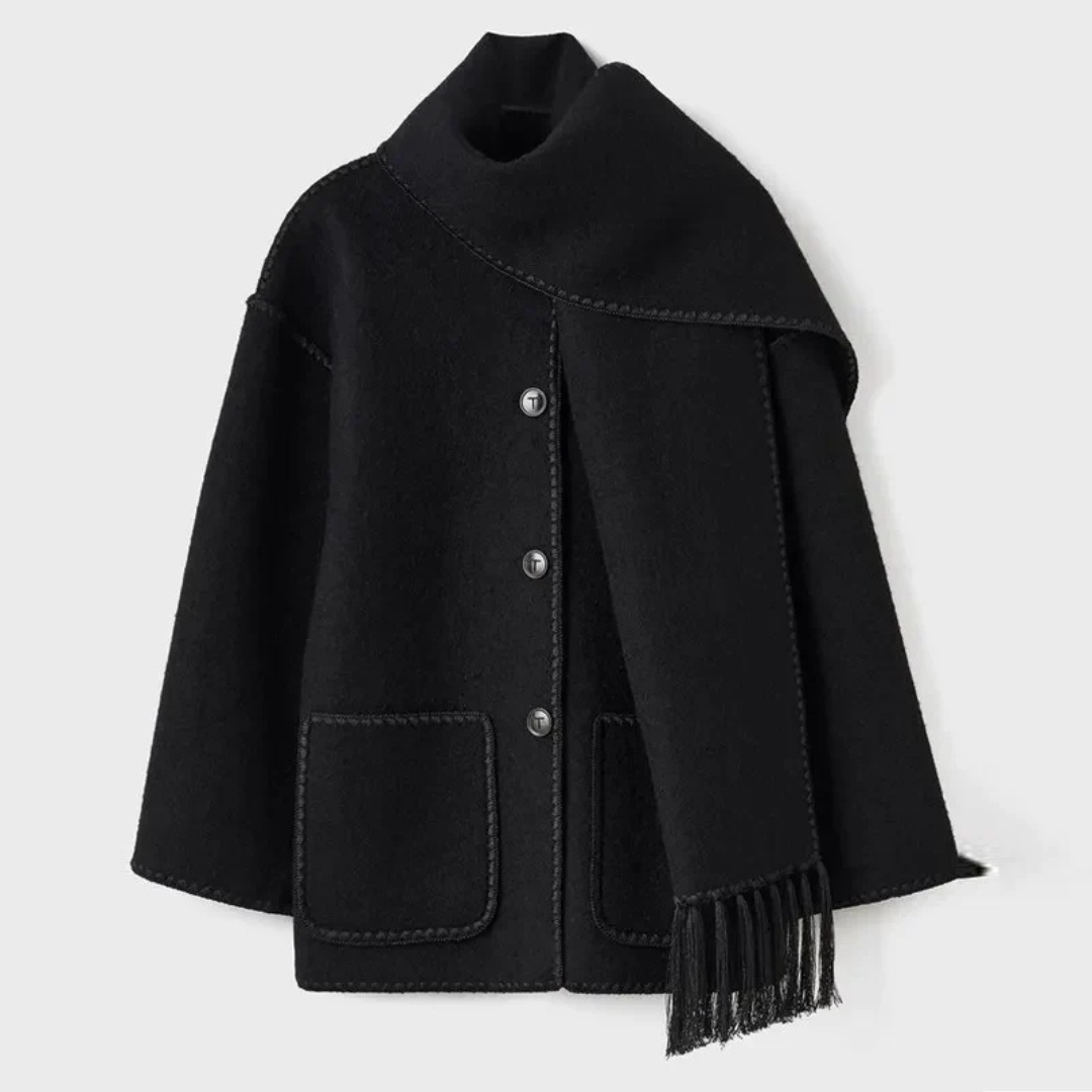 Levoire | Veste pour femmes Longue Chaude Noir
