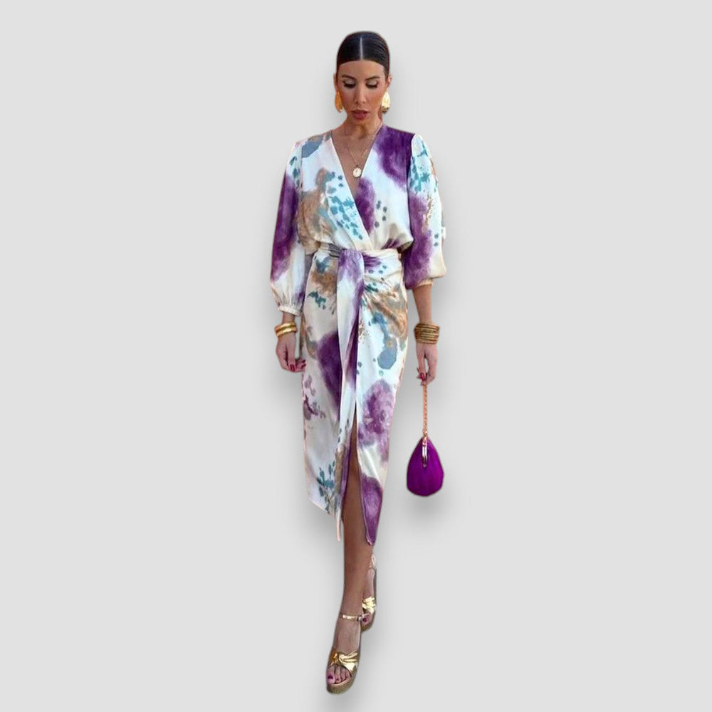Levoire | Robe Élégante Avec Décolleté En V