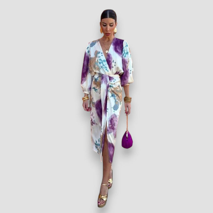 Levoire | Robe Élégante Avec Décolleté En V