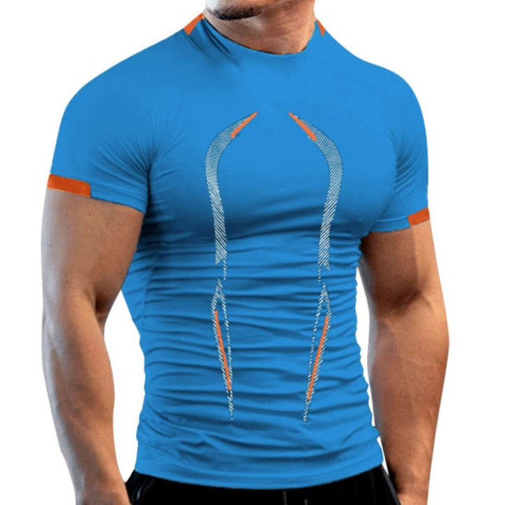Levoire | T-Shirt de sport pour hommes Bleu