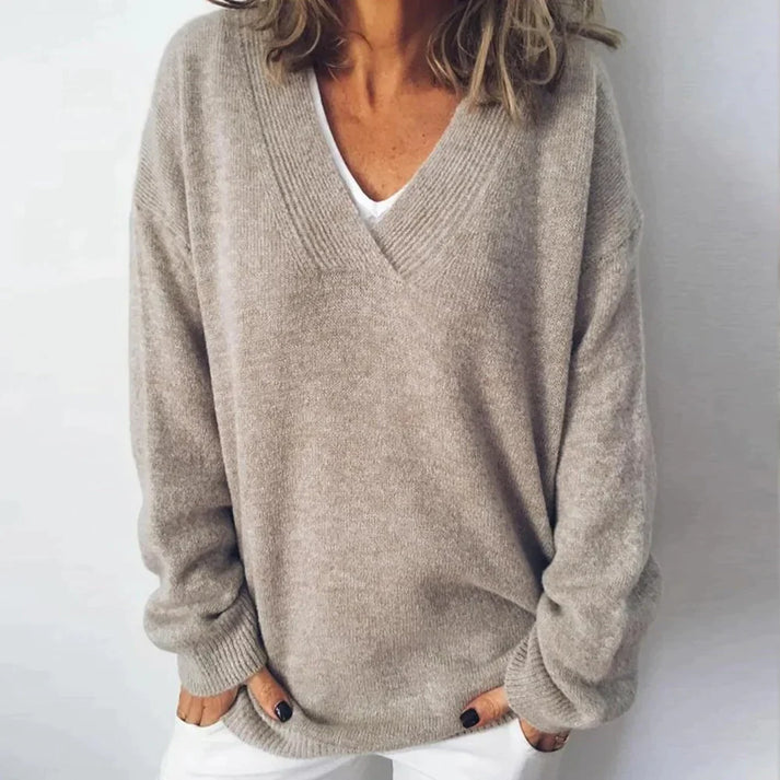 Levoire | Pull Pour Femmes En Cachemire Doux Avec Style Abricot