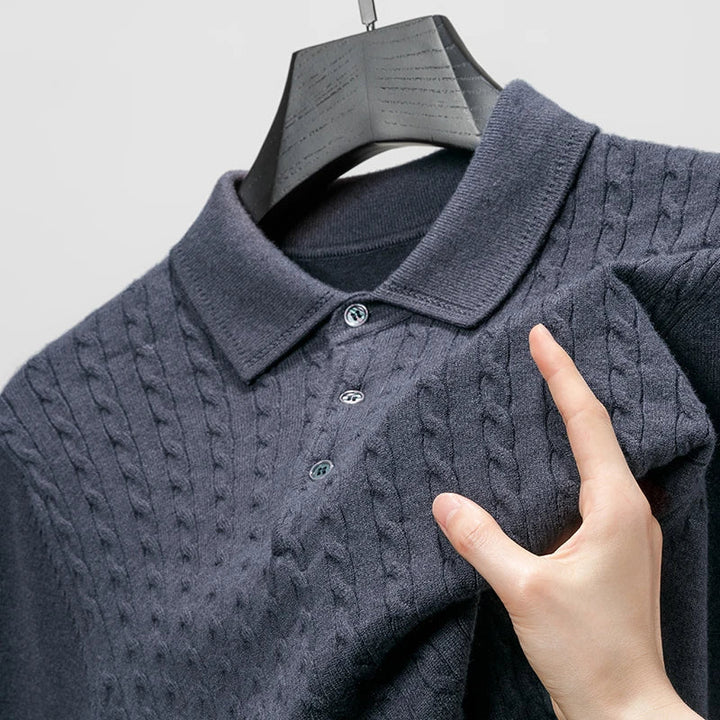 Levoire | Pull minimaliste pour chaque occasion Bleu marine