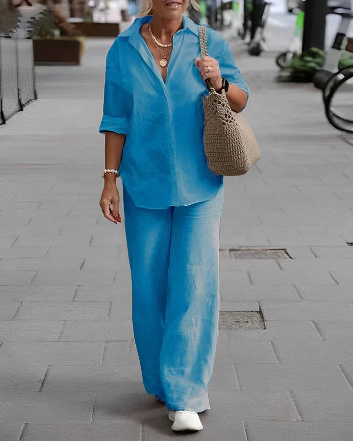 Levoire | Pantalon Et Haut Confortables Pour Femmes Bleu