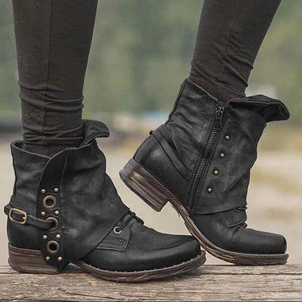 Levoire | Bottes latérales confortables et antidérapantes Noir