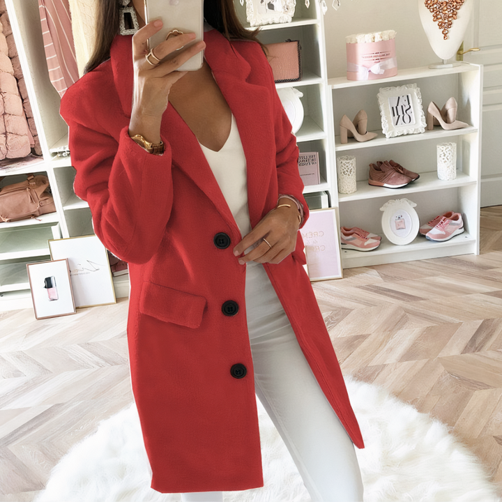 Levoire | Long Femmes Manteau Noir Rot