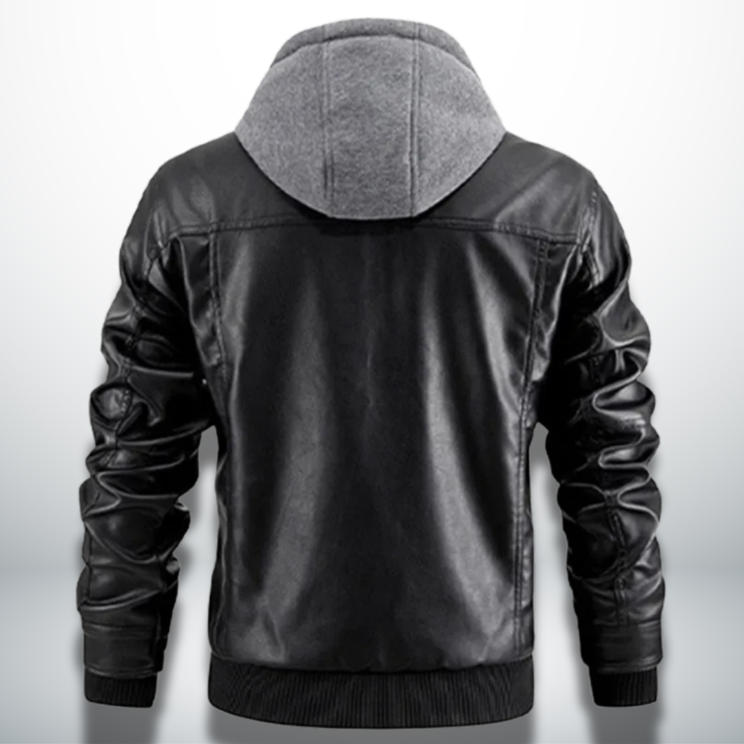 Levoire | Veste pour hommes en cuir synthétique de haute qualité