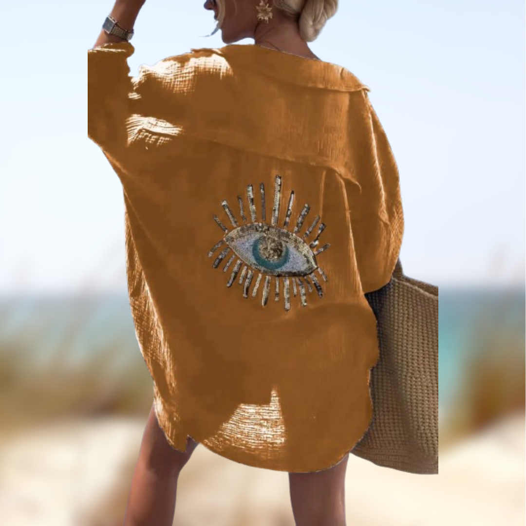 Levoire | Chemisier d'été de plage Jaune