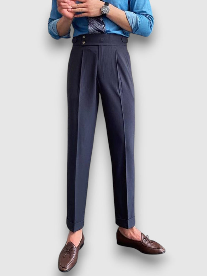 Levoire | Pantalons Vintage Élégants Bleu