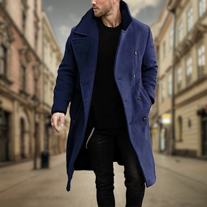 Levoire | Manteau élégant et confortable Blu Navy