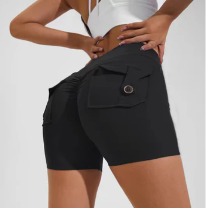 Levoire | Pantalon Court Taille Haute Noir