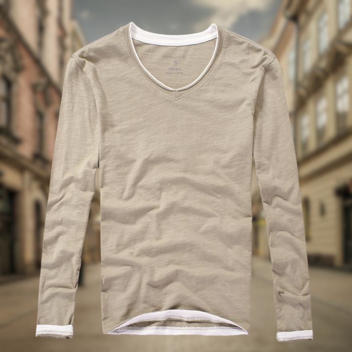 Levoire | Pull léger à manches longues Beige