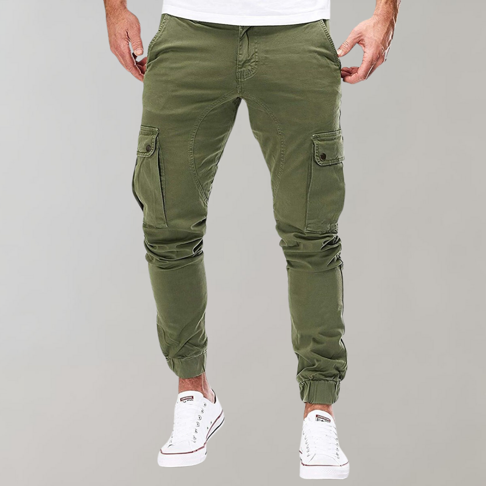 Levoire | Pantalon Cargo Pratique Homme Vert