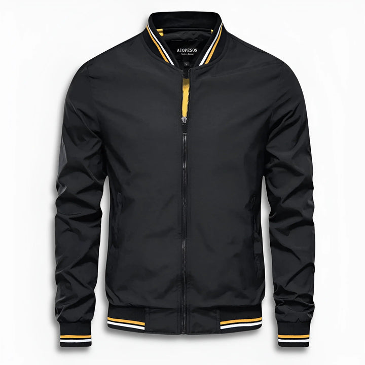 Veste de transition décontractée pour hommes avec surface déperlant et col montant Avriane