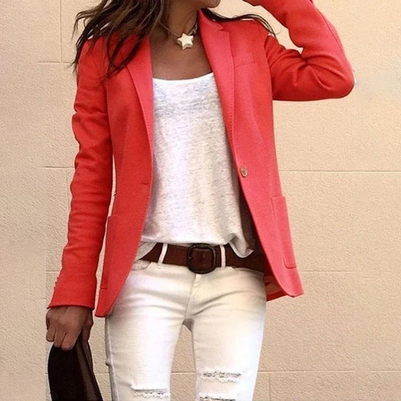 Levoire | Blazer Ajusté Femme Rot