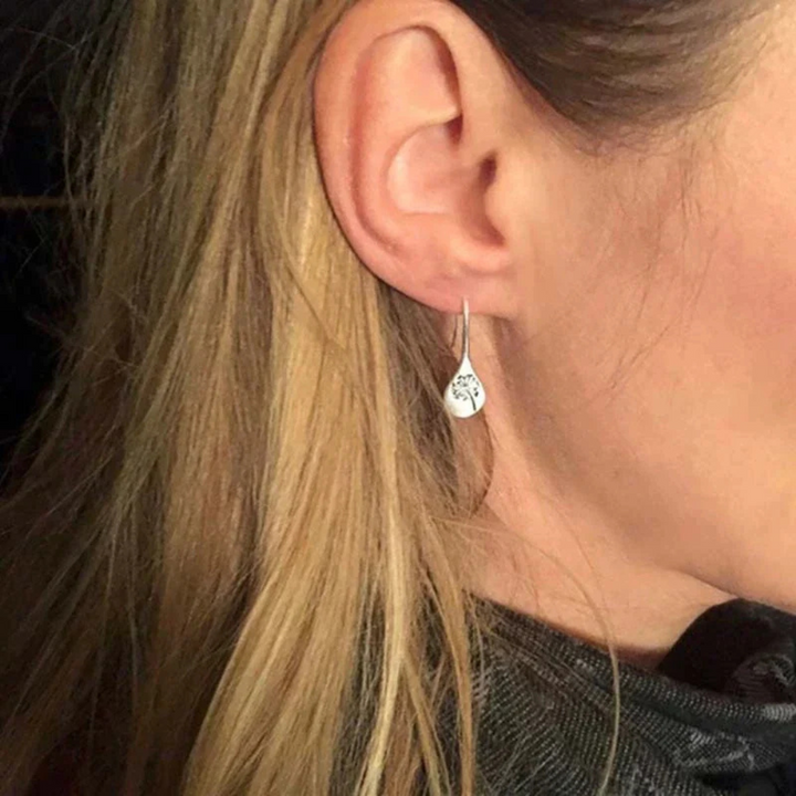 Levoire | Sterling Boucles D'Oreilles Hopeakorvakorut Voikukkalehtihopea