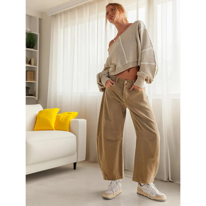 Levoire | Jeans Larges Tendance Élégants, Confortables Et Polyvalents Braun
