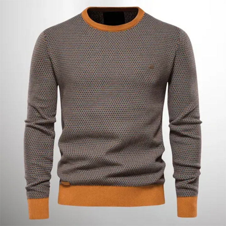 Levoire | Sweatshirt à col rond pour hommes chaud Orange