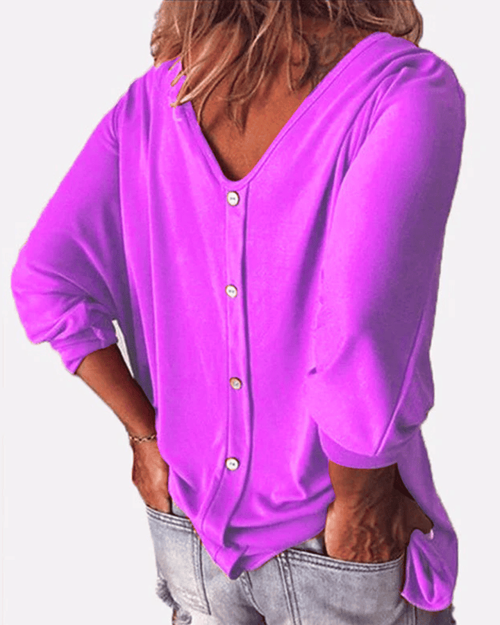 Levoire | Blouse Avec Fermeture À L'Arrière Lila