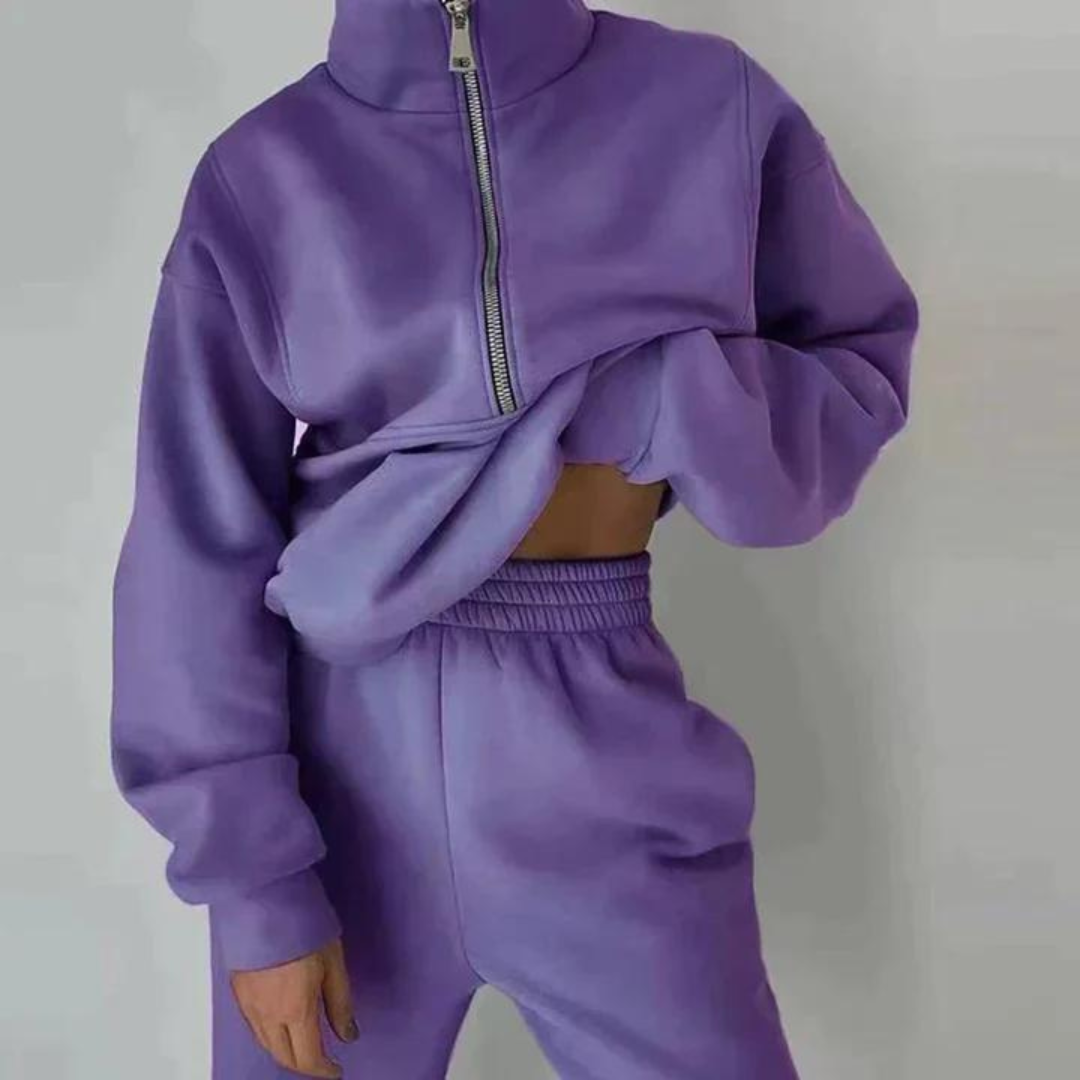 Levoire | Ensemble Confortable Tendance Pour Femmes Violet