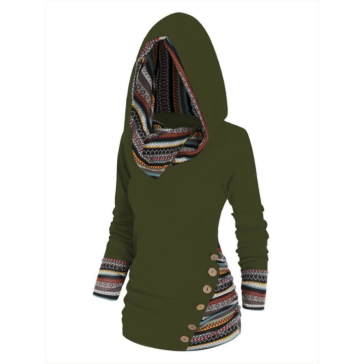 Levoire | Sweat À Capuche À Manches Longues Avec Rayures Vert