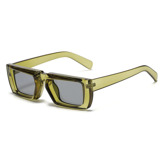Levoire | Stylé Lunettes De Soleil À Monture Petite Et Uv Protectrices Vert