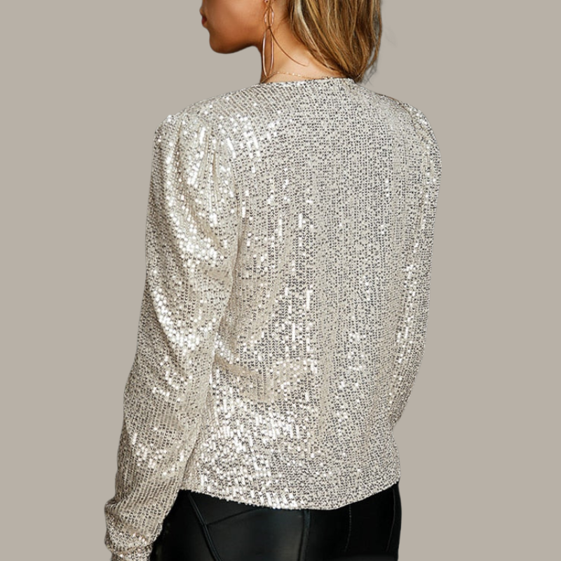 Levoire | Femmes Cardigan Chic Étincelant Glitter Cardigan