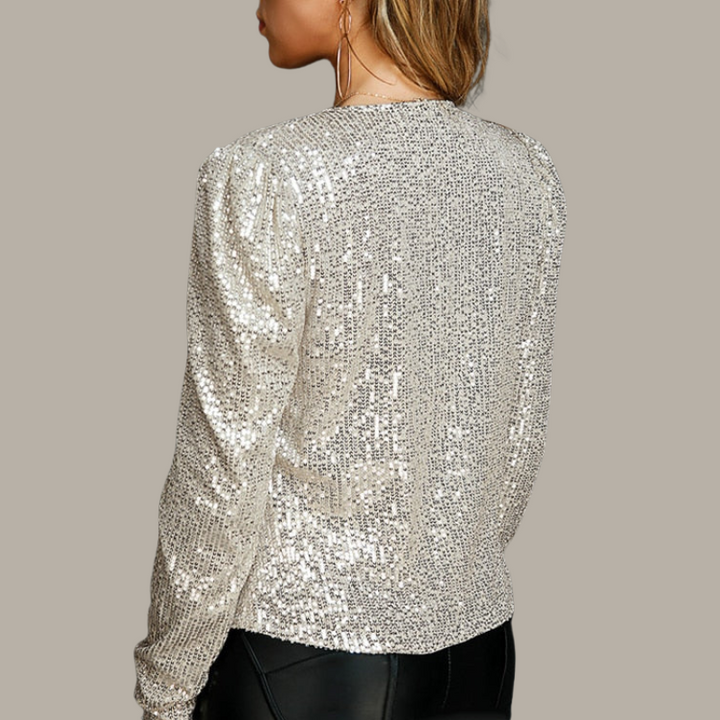 Levoire | Femmes Cardigan Chic Étincelant Glitter Cardigan