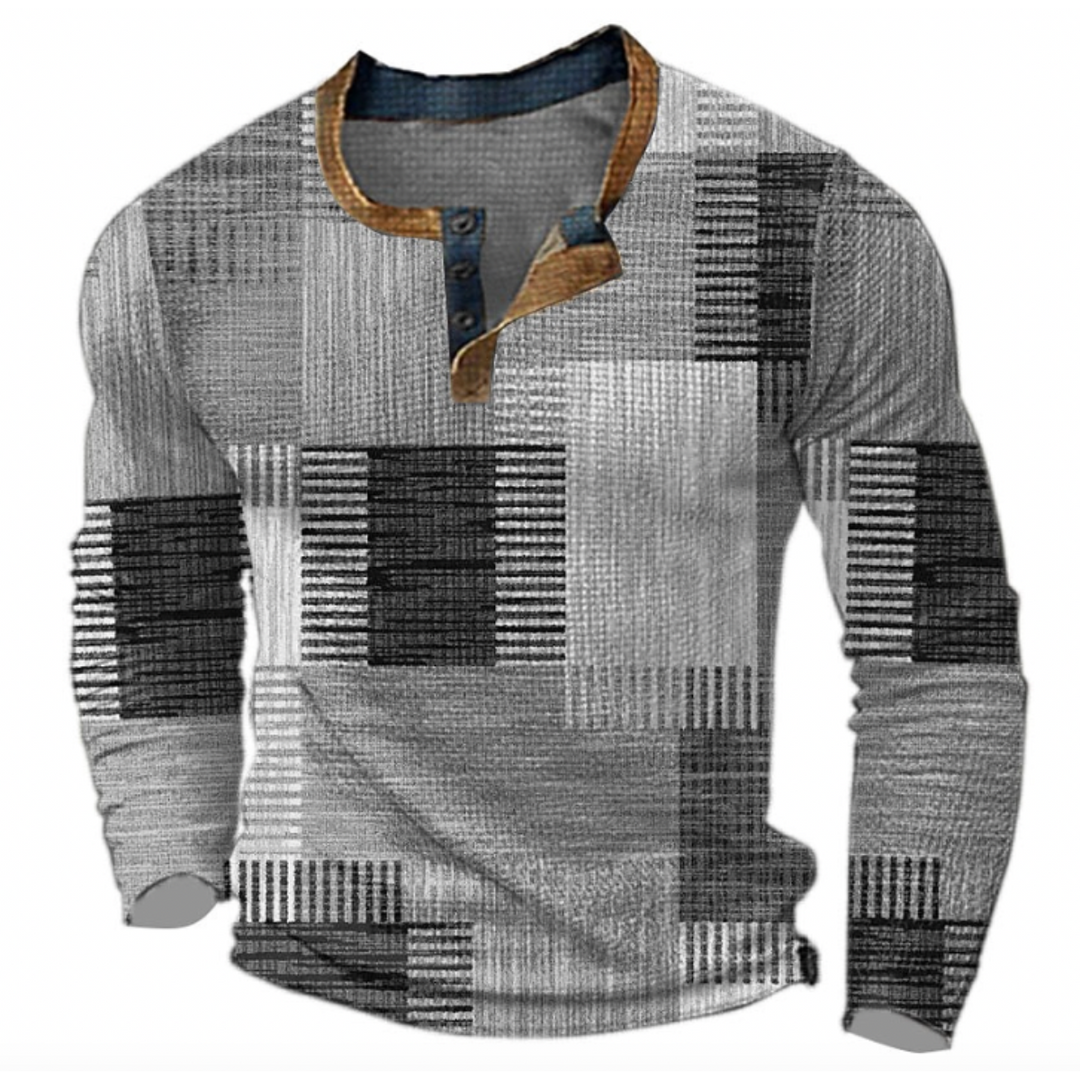 Levoire | Pullover Chaud Pour Hommes Gris