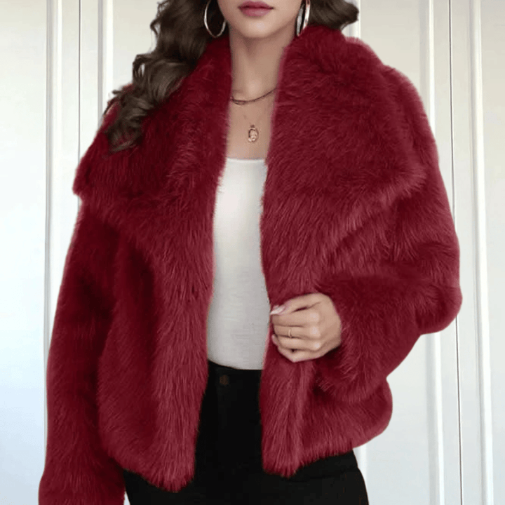 Levoire | Douce Veste En Peluche Rot