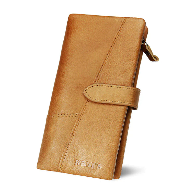 Levoire | Classique Portefeuille En Cuir Rfid Pour Un Voyage En Toute Sécurité Braun