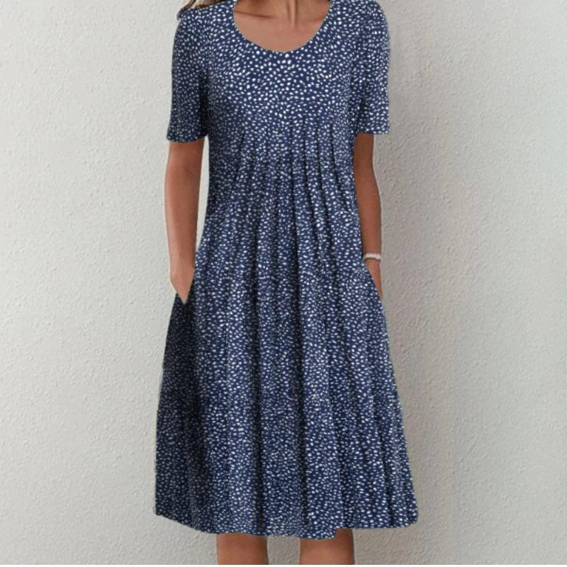Levoire | Robe en coton casual Bleu foncé