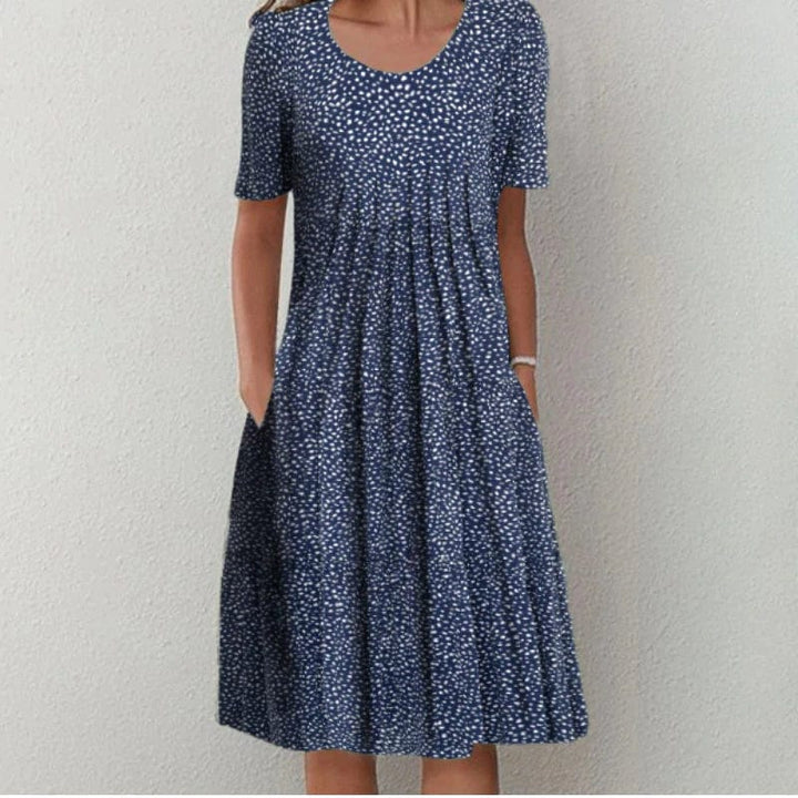 Levoire | Robe en coton casual Bleu foncé