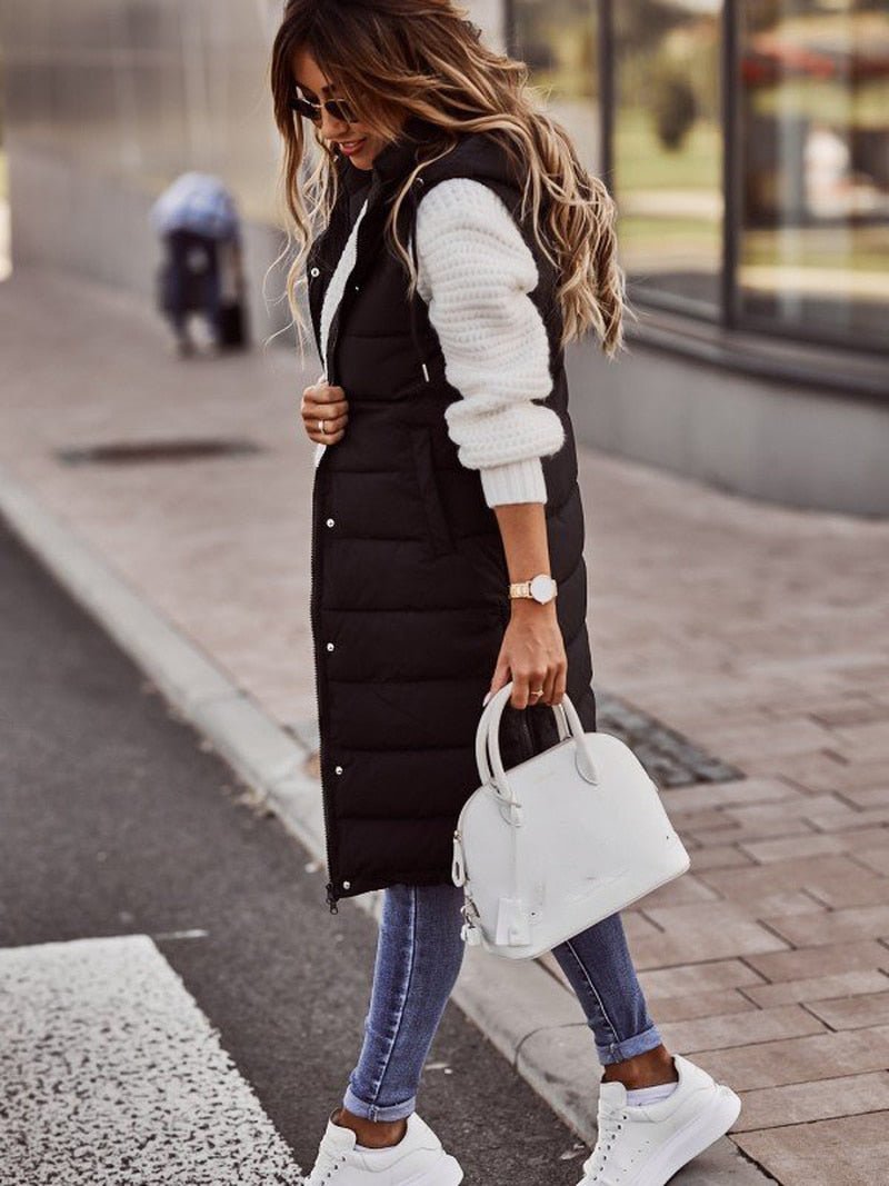 Levoire | Gilet Long Élégant Pour Femmes